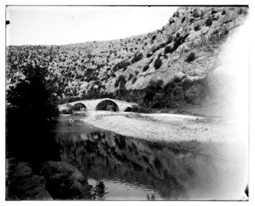 Dog River and old bridge LOC matpc.07125 photo