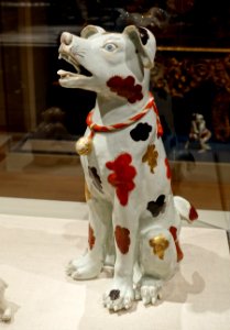 Dog, Arita ware, Japan, late 1600s AD, porcelain - Peabody Essex Museum - DSC07760