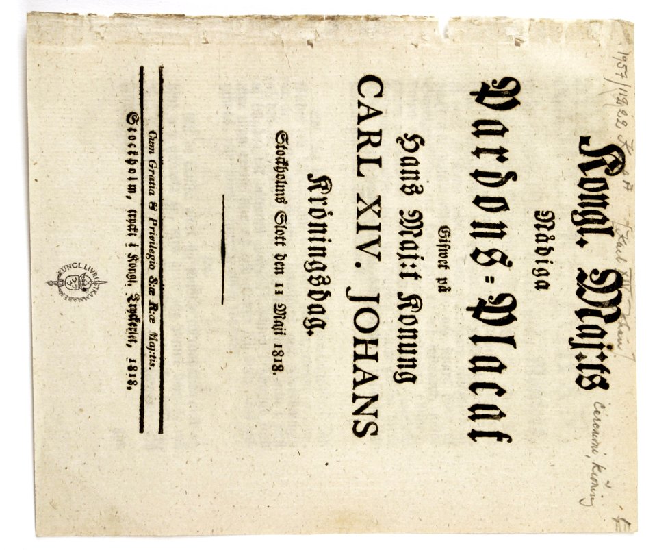 Dokument, utställning, Brödrafolkens väl, år 2005 - Livrustkammaren - 16744