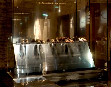 Dokumentation, utställning, Skor ger mer år 2007 - Livrustkammaren - 7919
