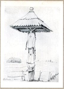 Dokšycy, Kaplica. Докшыцы, Капліца (K. Biske, 1918)