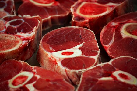 Steak food background