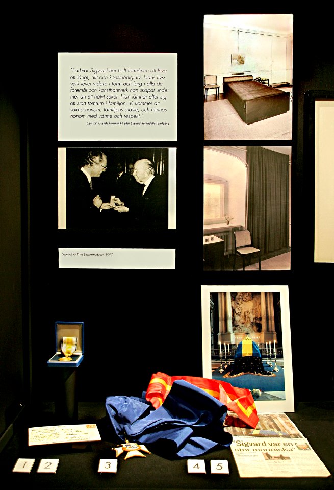 Dokumentation, utställningen Sigvard Bernadotte - 100 år - Livrustkammaren - 42412