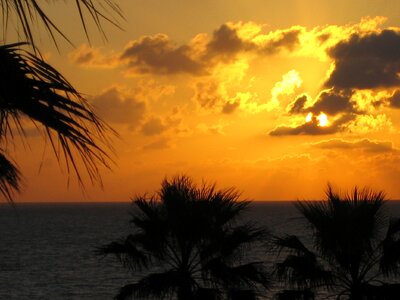 Sunset andalusia abendstimmung