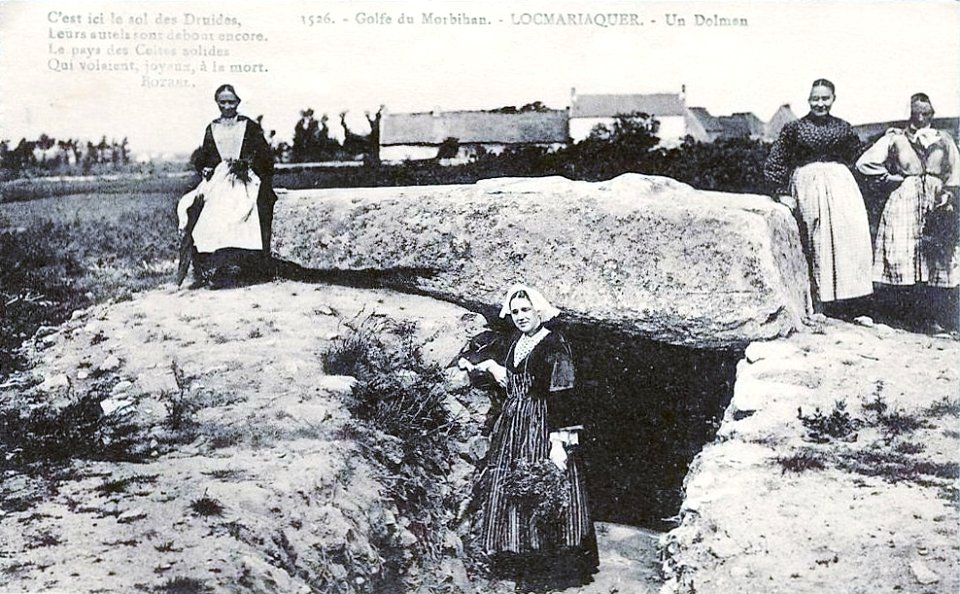 Dolmen Druides Locmariaquer