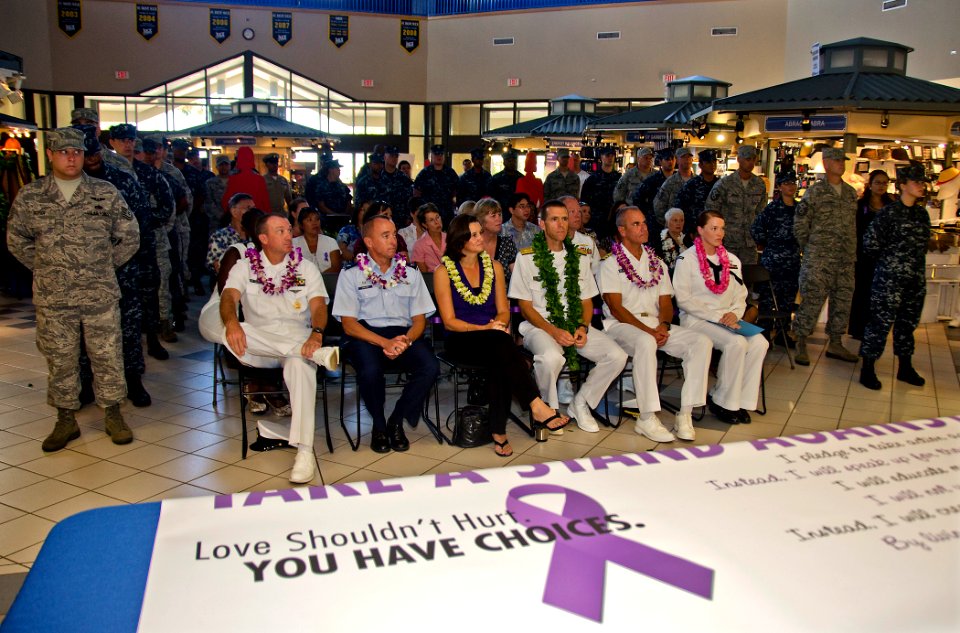 Domestic violence awareness event 110929-N-RI884-029