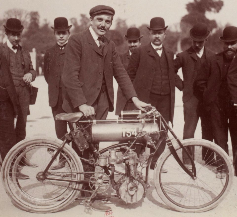 Dominique Lamberjack au Paris-Madrid 1903 (sur Griffon)