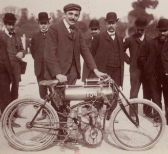 Dominique Lamberjack au Paris-Madrid 1903 (sur Griffon)