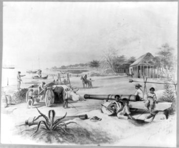 Dominican Republic, 1871)- View of Ocoa Bay, the Azua port, or embarkadero LCCN2003655467 photo