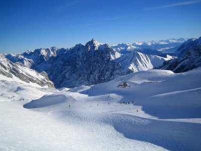 Mountains snow alpine