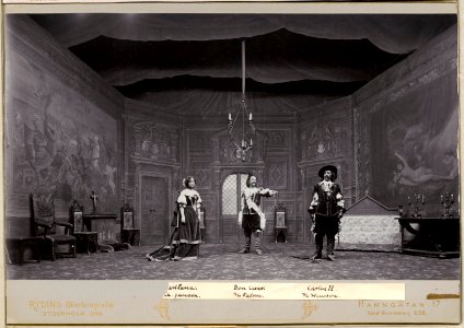 Don Cesar de Bazano, Dramatiska teatern 1901. Föreställningsbild - SMV - H11 041