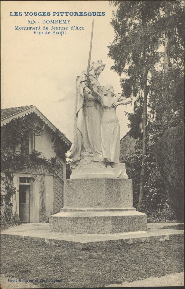 Domrémy, Monument de Jeanne d'Arc, Vue de profil CP 3339 PR