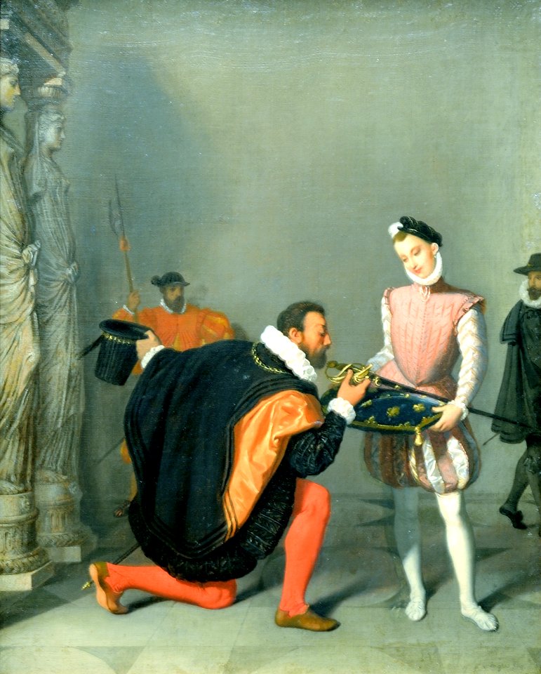 Don Pedro de Tolède baisant l’épée d’Henri IV-Jean Auguste Dominque Ingres-MBA Lyon 2014