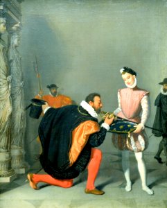 Don Pedro de Tolède baisant l’épée d’Henri IV-Jean Auguste Dominque Ingres-MBA Lyon 2014 photo
