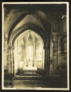 Dommartin-sous-Hans - Intérieur de l'église - J-A Brutails - Université Bordeaux Montaigne - 2179