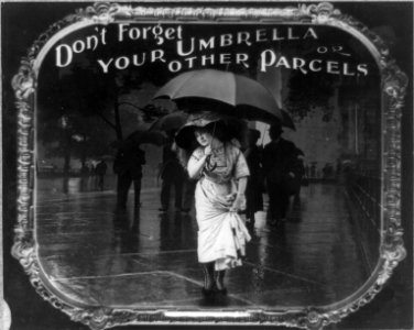 Don't forget your umbrella or other parcels LCCN2012645964