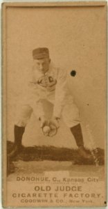 Donahue, Kansas City Cowboys, baseball card portrait LCCN2007686995