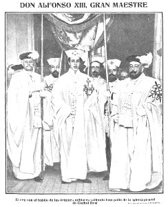Don Alfonso XIII, Gran Maestre, de Campúa