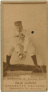Donahue, Kansas City Cowboys, baseball card portrait LCCN2007686995