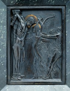 Donatello - The Martydom of Saint Sebastian, Circa 1460