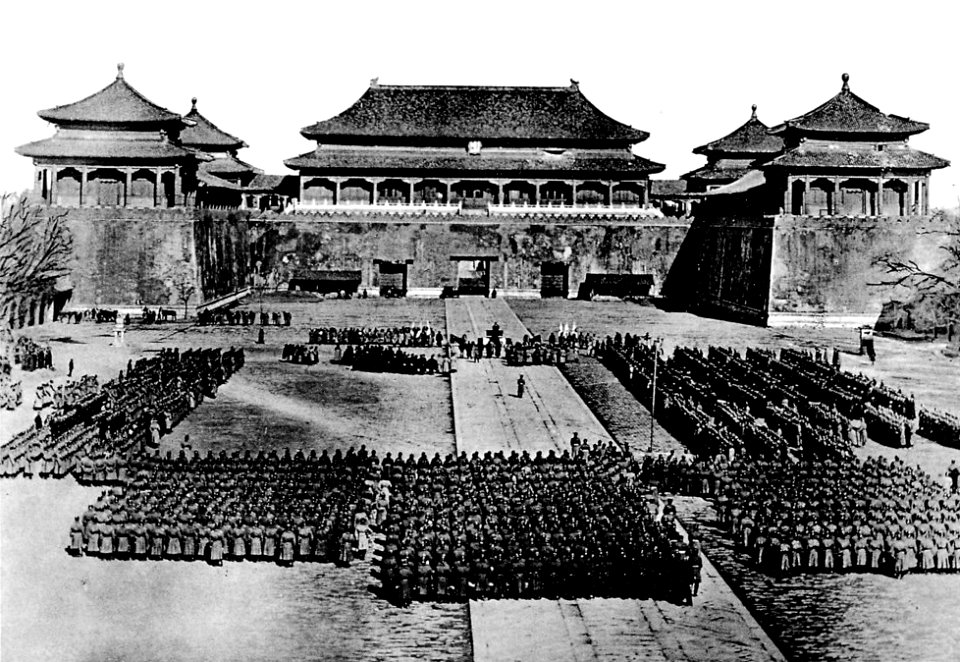 Deutsche Parade anlässlich des Geburtstages Sr. Majestät 1901 1