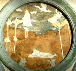 Donatello, storie di san giovanni evangelista, s.g. a patmos, 1434-43