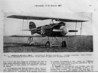 Deutscher Albatros D.I Doppeldecker - CH-BAR - 3241649