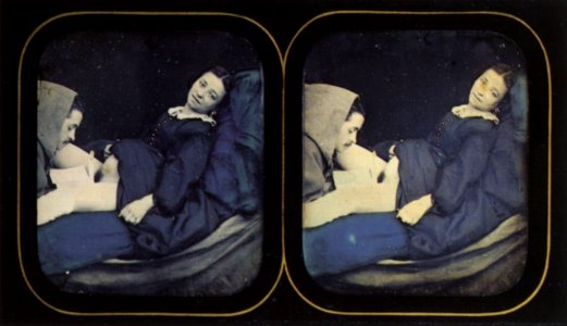 Deutscher Photograph um 1855 - Akt-Stereodaguerreotypien (12) (Zeno Fotografie)