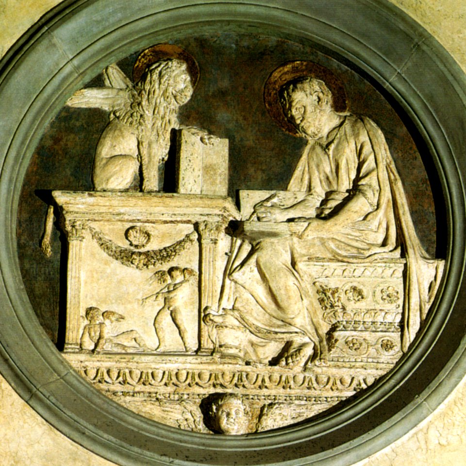 Donatello, tondo di san marco, 1434-43