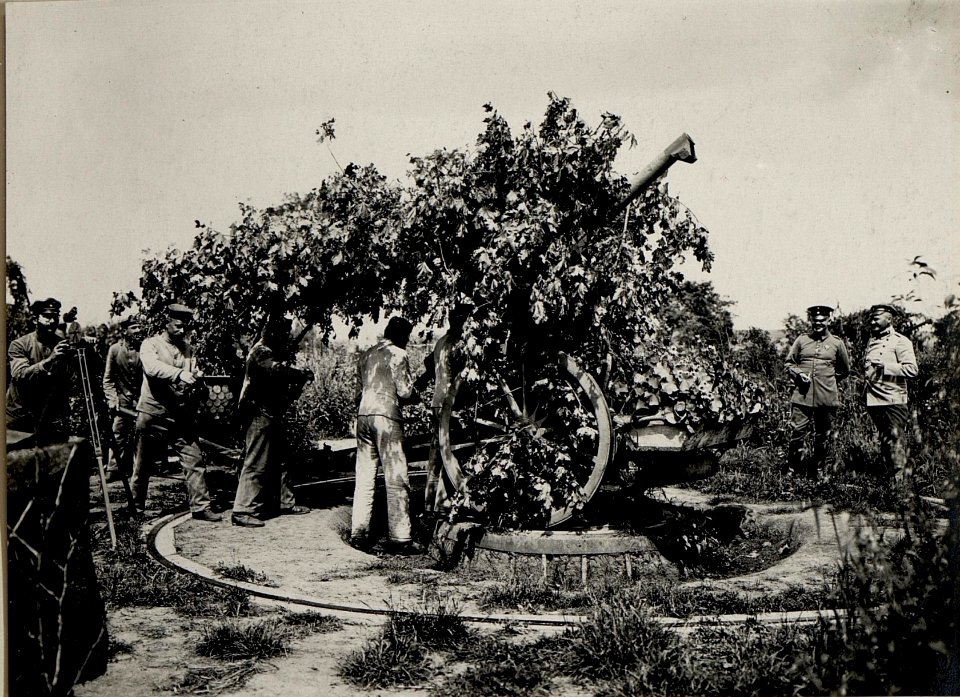 Deutscher Flugabwehr Kanonenzug 156 im Feuer, Denisow an der Strypa. 28.Juli.1916 (BildID 15542597)