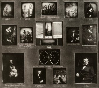 Deutscher Photograph - Daguerreotypientableau Nr. 1 mit Aufnahmen aus den Jahren 1845-1857 (Zeno Fotografie)