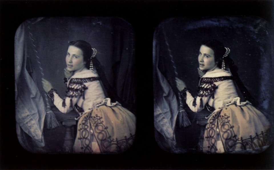Deutscher Photograph um 1855 - Akt-Stereodaguerreotypien (2) (Zeno Fotografie)