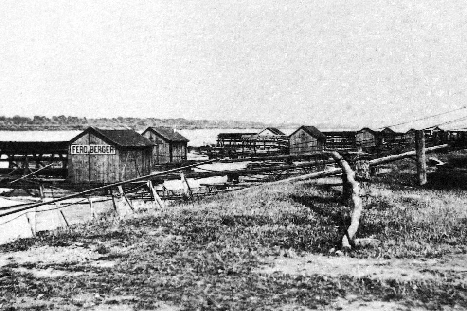 Donau Schiffsmühlen 1899