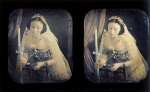 Deutscher Photograph um 1855 - Akt-Stereodaguerreotypien (1) (Zeno Fotografie)