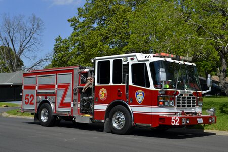 Fireman vehicle transportation system