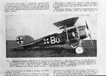 Deutscher Albatros D.I Doppeldecker - CH-BAR - 3241647