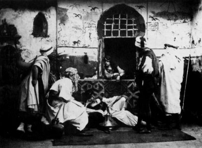 Deutscher Photograph um 1881 - »Lebende Bilder« vom Künstler-Kostümfest der Akademie der bildenden Künste »Kneipreise um die Welt« in Kil's Kolosseum (Zeno Fotografie)