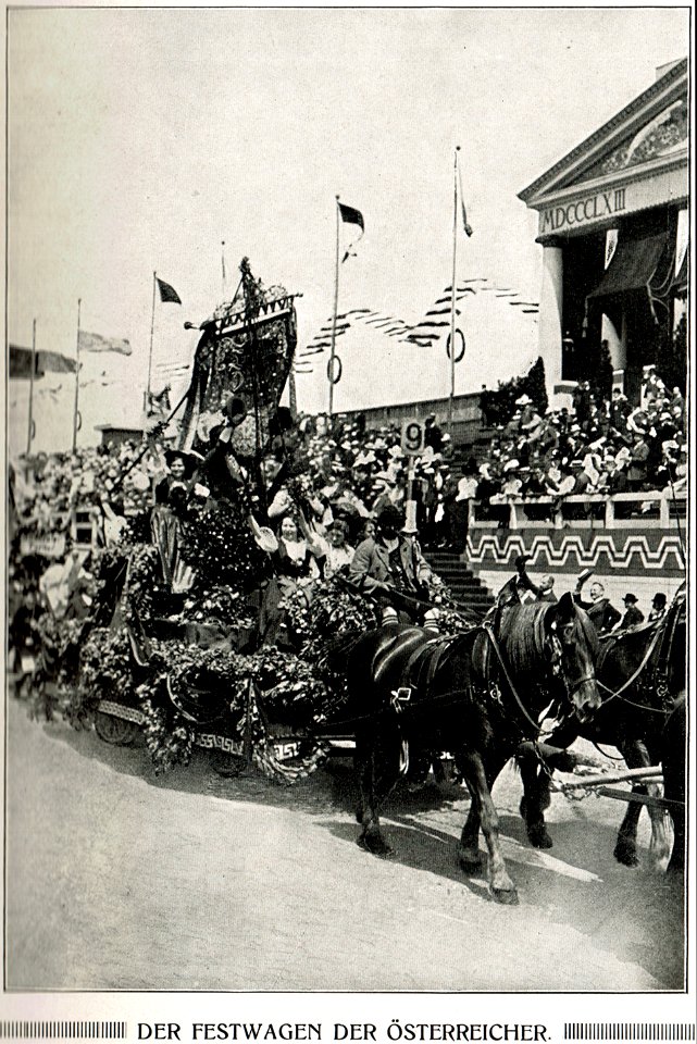 Deutsches Turnfest 1913 Festzug der Österreicher
