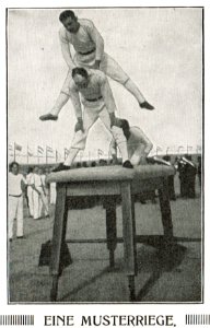 Deutsches Turnfest 1913 Turner am Pferd