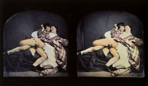 Deutscher Photograph um 1855 - Akt-Stereodaguerreotypien (14) (Zeno Fotografie)
