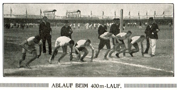 Deutsches Turnfest 1913 Start 400-Meter-Lauf