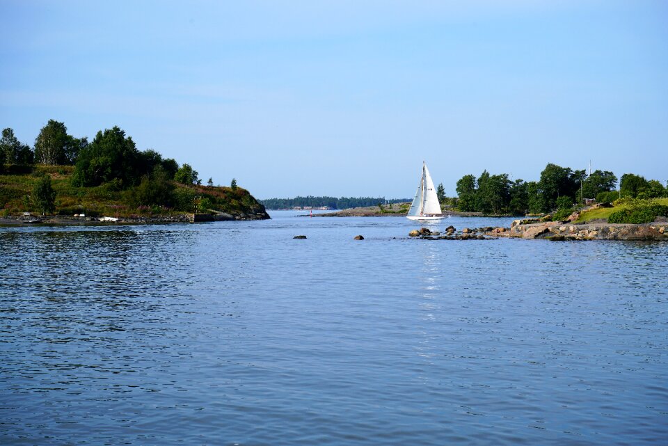 Sailboat archipelago helsinki