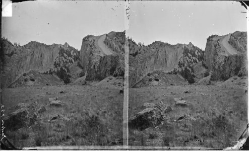 Devil's Slide, on Cinnabar Mountain. Park County, Montana - NARA - 517446