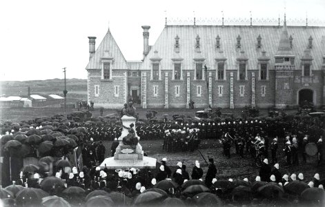 Devoilement du monument Short-Wallick le 12 novembre 1891 photo