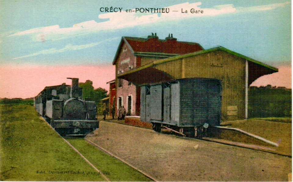 DEVISINE - CRECY-EN-PONTHIEU - La Gare