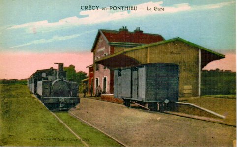 DEVISINE - CRECY-EN-PONTHIEU - La Gare