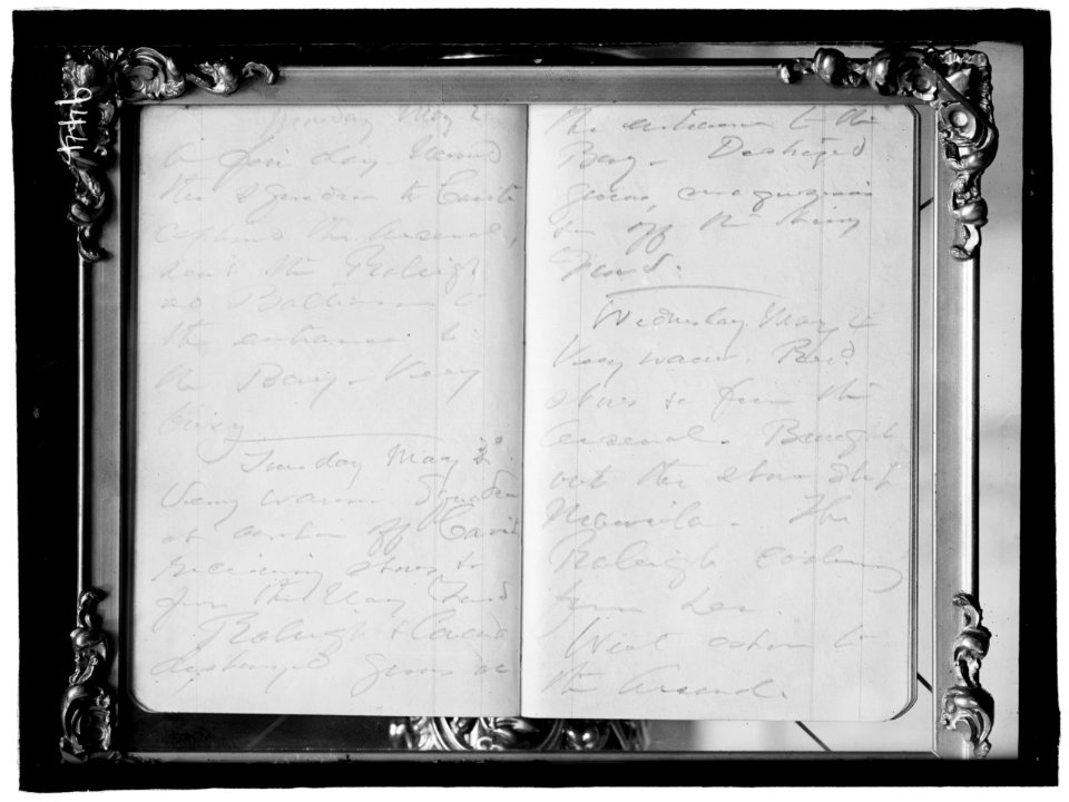 DEWEY, GEORGE ADMIRAL, U.S.N. PAGES FROM DIARY LCCN2016863600