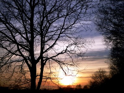 Mood atmospheric evening sky