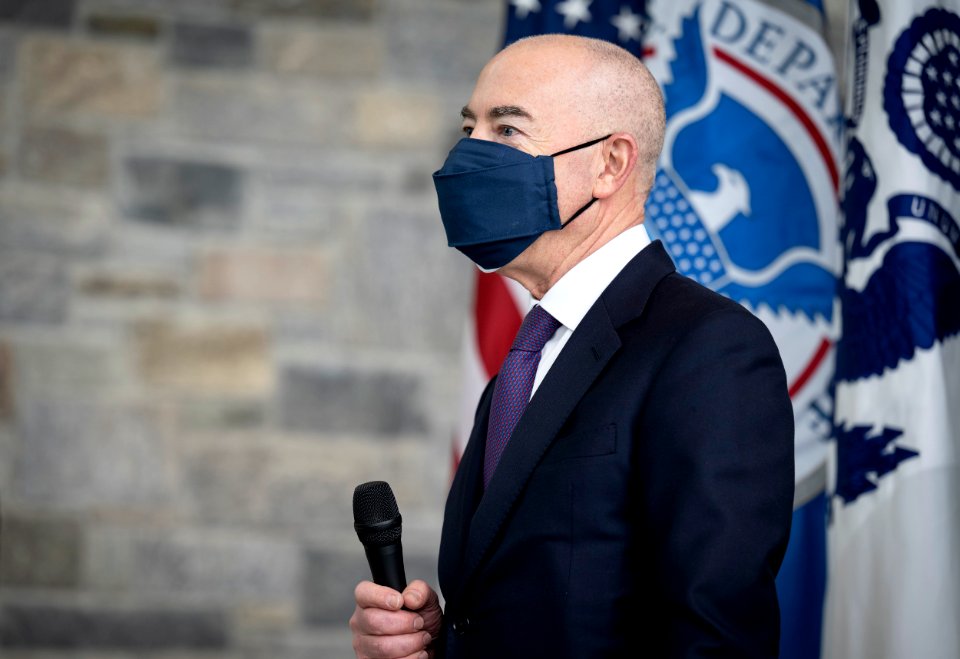 DHS Secretary Alejandro Mayorkas Arrival Ceremony (50914024853)