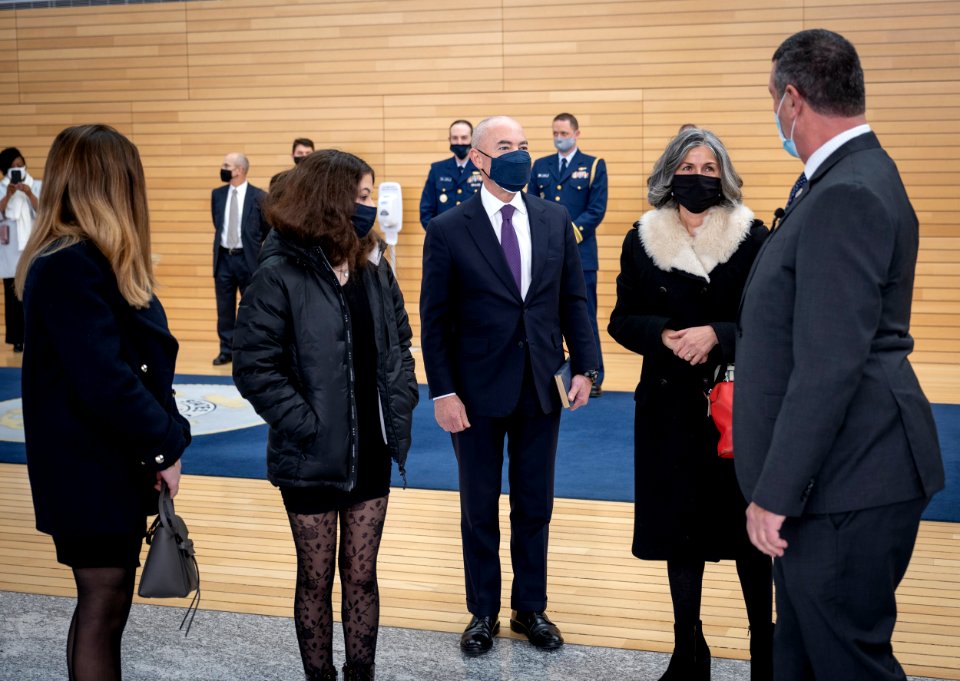DHS Secretary Alejandro Mayorkas Arrival Ceremony (50914027613)